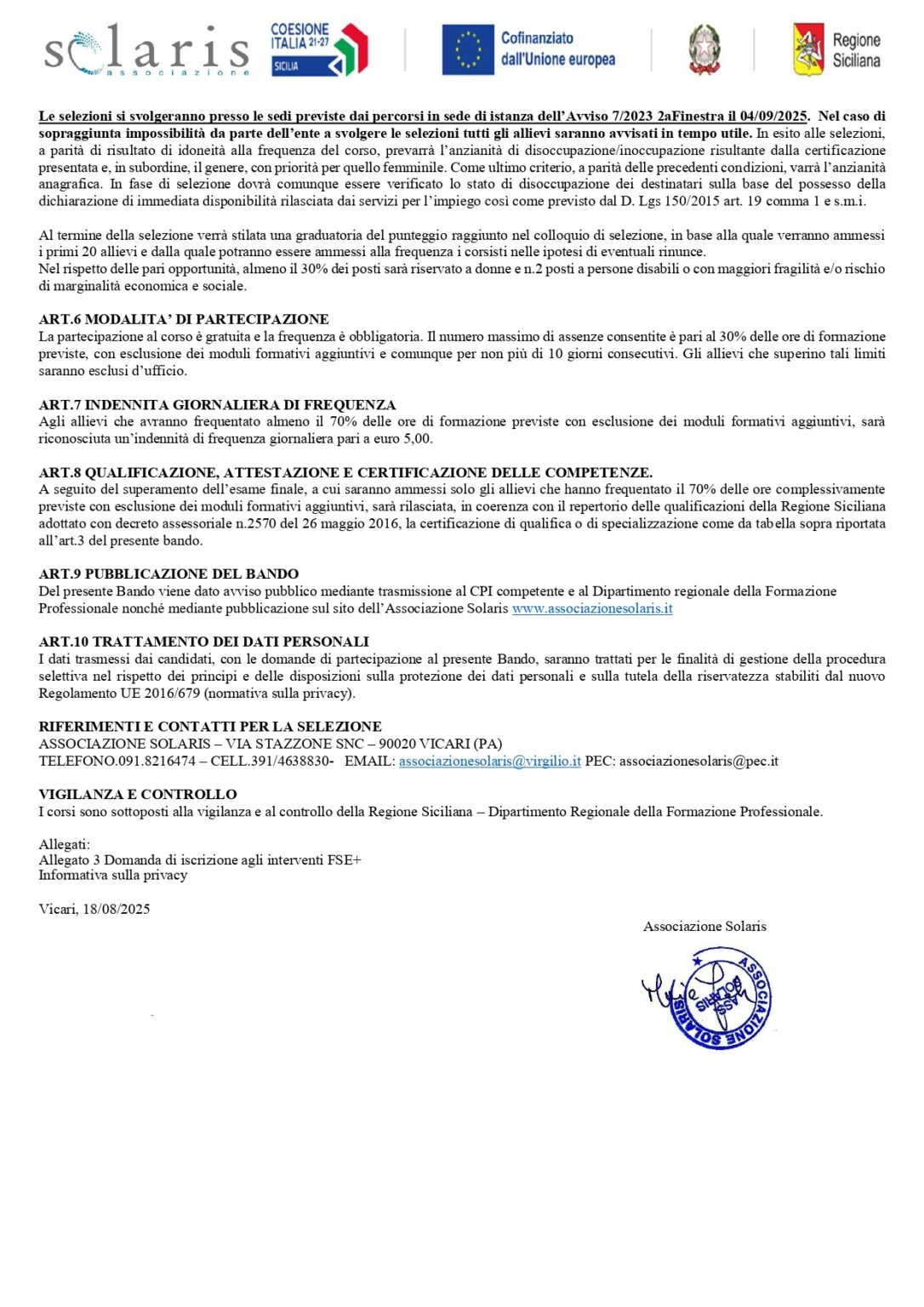 BANDO SELEZIONI ALLIEVI AVVISO 7_2aF_page-0006